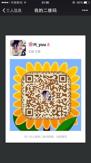 H_yuu头像,二维码