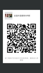 模特VIP交友群群头像,群二维码