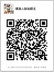 精准人脉出货群群头像,群二维码