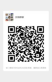 文明群聊头像,二维码