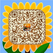 金色阳光头像,二维码